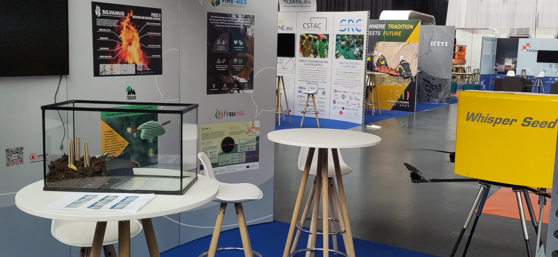 Tangible innovations on display.