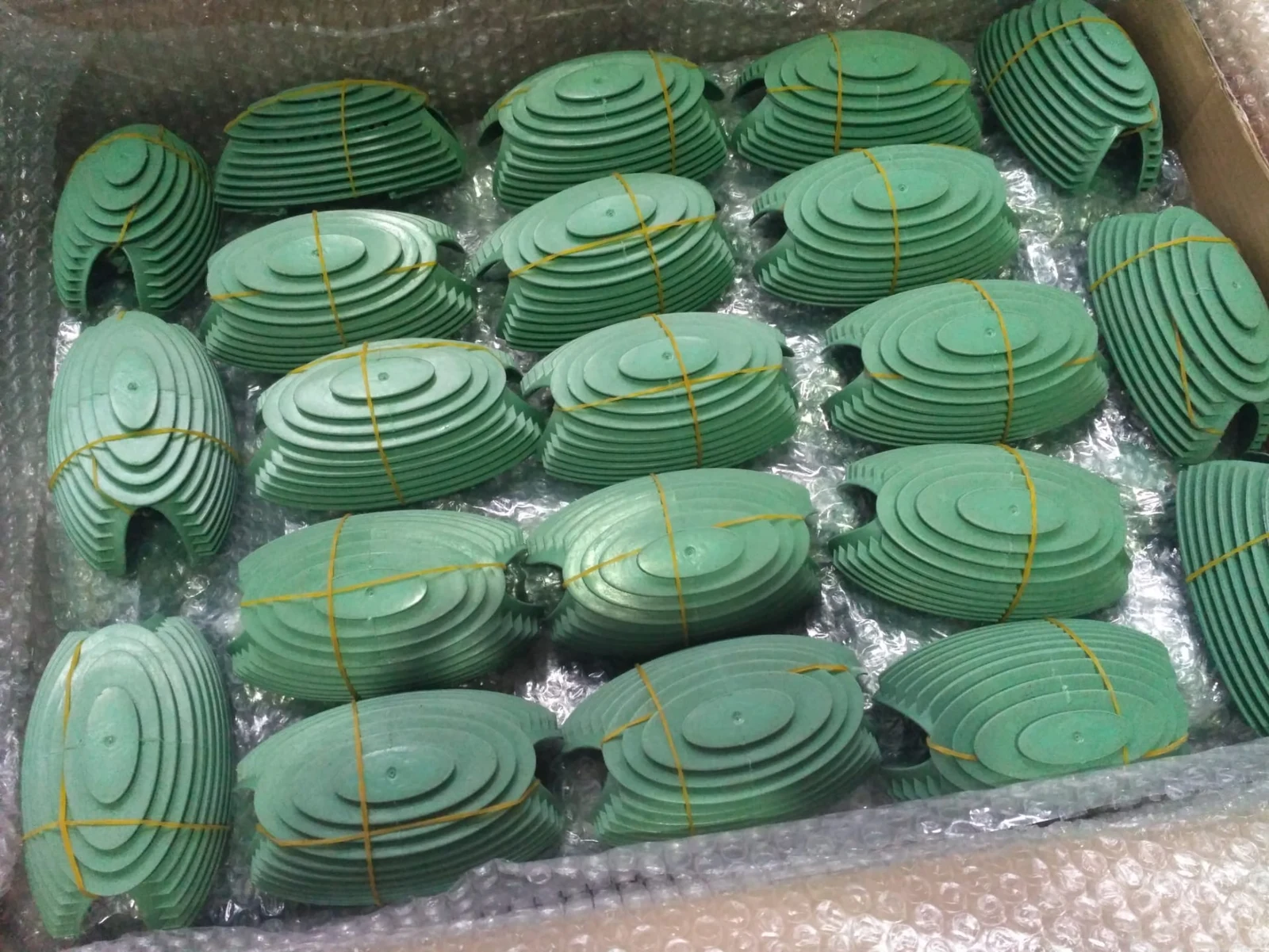 Biopolimer mass production results.